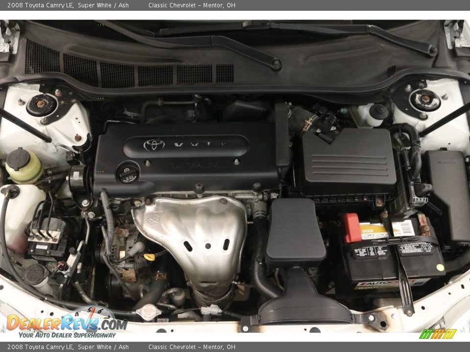 2008 Toyota Camry LE Super White / Ash Photo #17