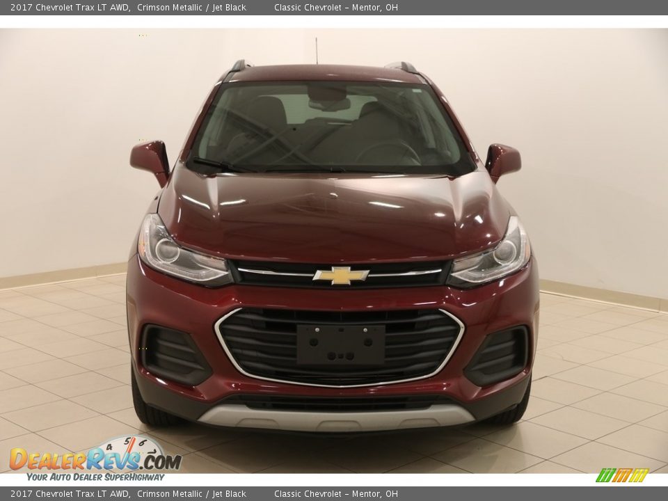 2017 Chevrolet Trax LT AWD Crimson Metallic / Jet Black Photo #2