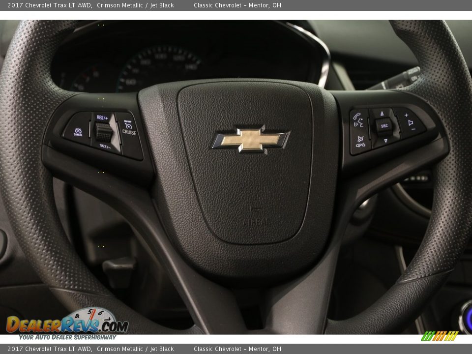 2017 Chevrolet Trax LT AWD Crimson Metallic / Jet Black Photo #7