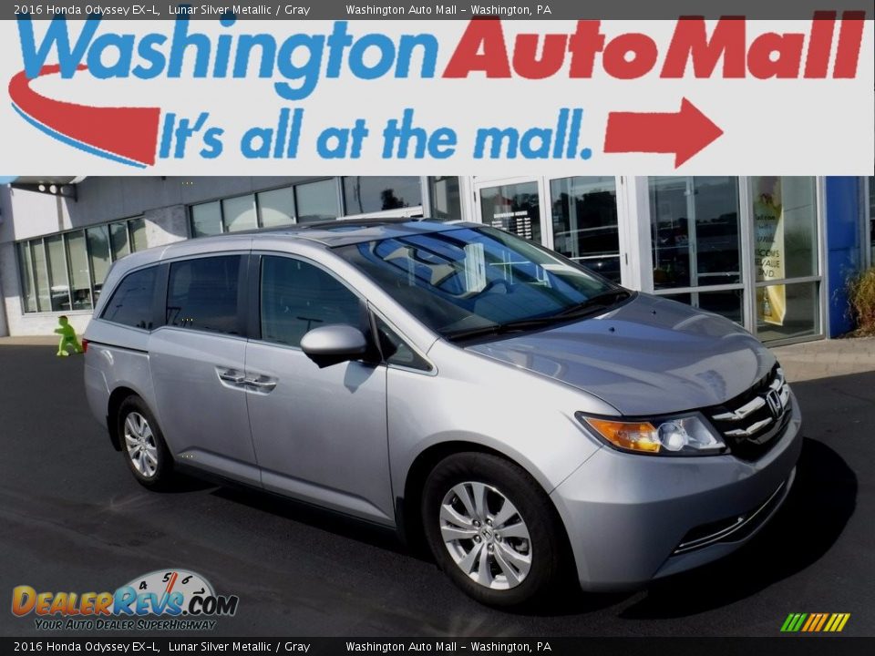 2016 Honda Odyssey EX-L Lunar Silver Metallic / Gray Photo #1
