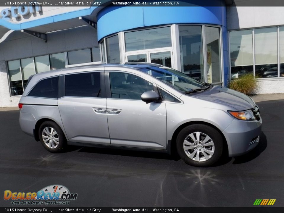 2016 Honda Odyssey EX-L Lunar Silver Metallic / Gray Photo #2