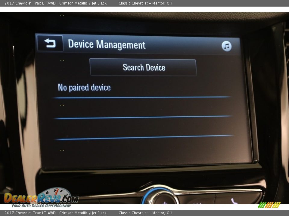 2017 Chevrolet Trax LT AWD Crimson Metallic / Jet Black Photo #11