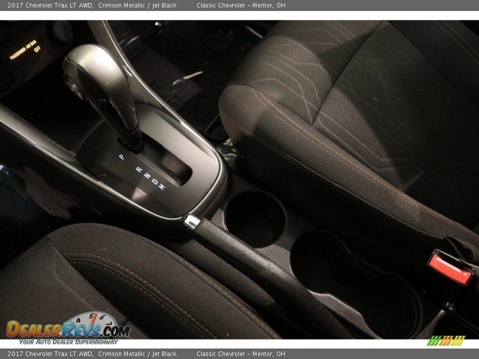 2017 Chevrolet Trax LT AWD Crimson Metallic / Jet Black Photo #12