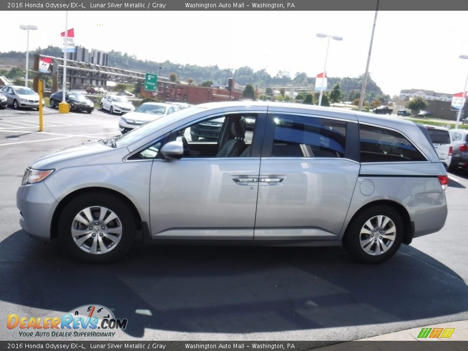 2016 Honda Odyssey EX-L Lunar Silver Metallic / Gray Photo #6