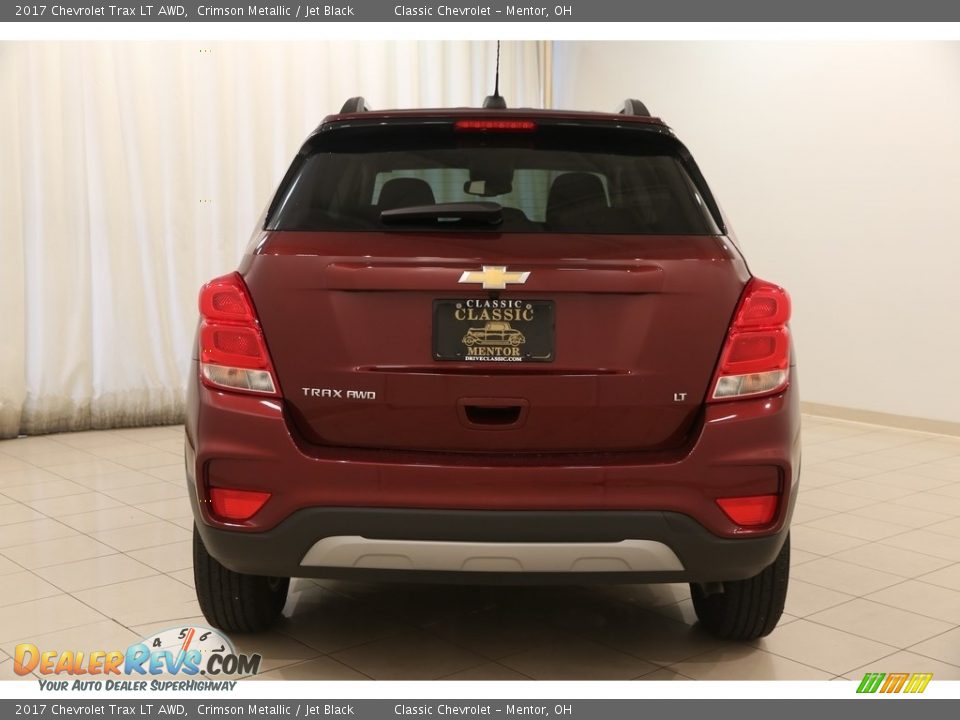 2017 Chevrolet Trax LT AWD Crimson Metallic / Jet Black Photo #16