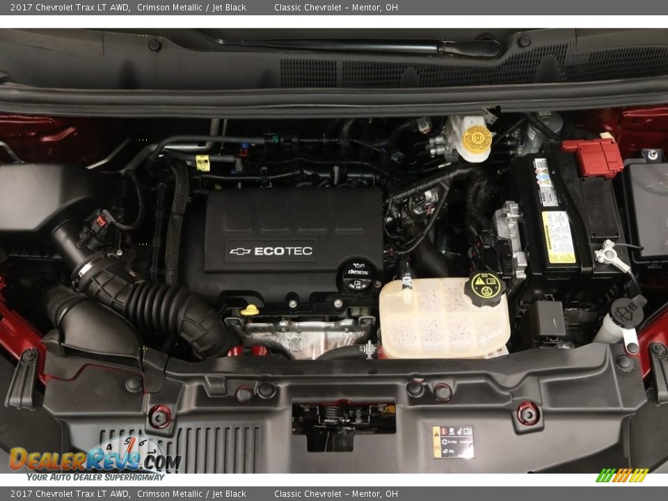 2017 Chevrolet Trax LT AWD Crimson Metallic / Jet Black Photo #17