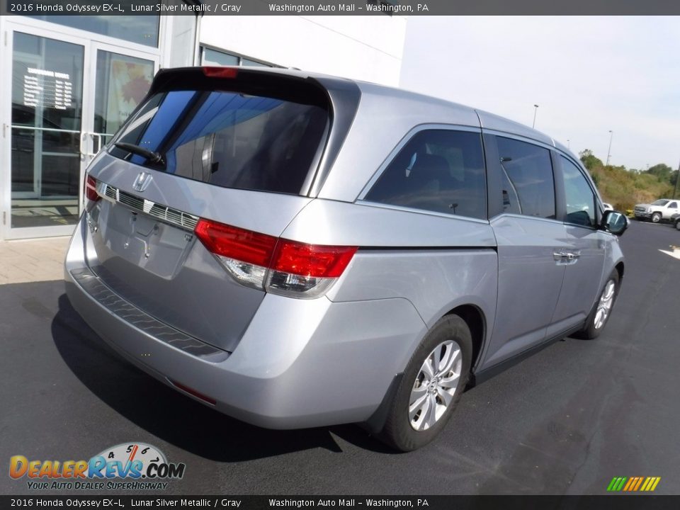 2016 Honda Odyssey EX-L Lunar Silver Metallic / Gray Photo #8