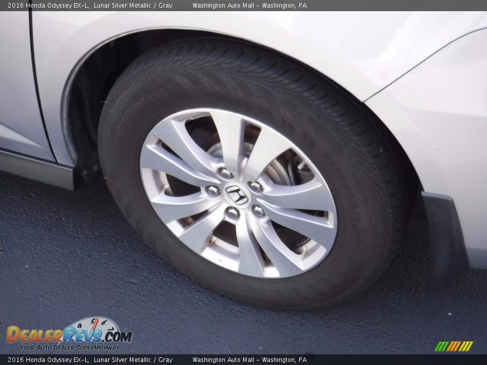2016 Honda Odyssey EX-L Lunar Silver Metallic / Gray Photo #9