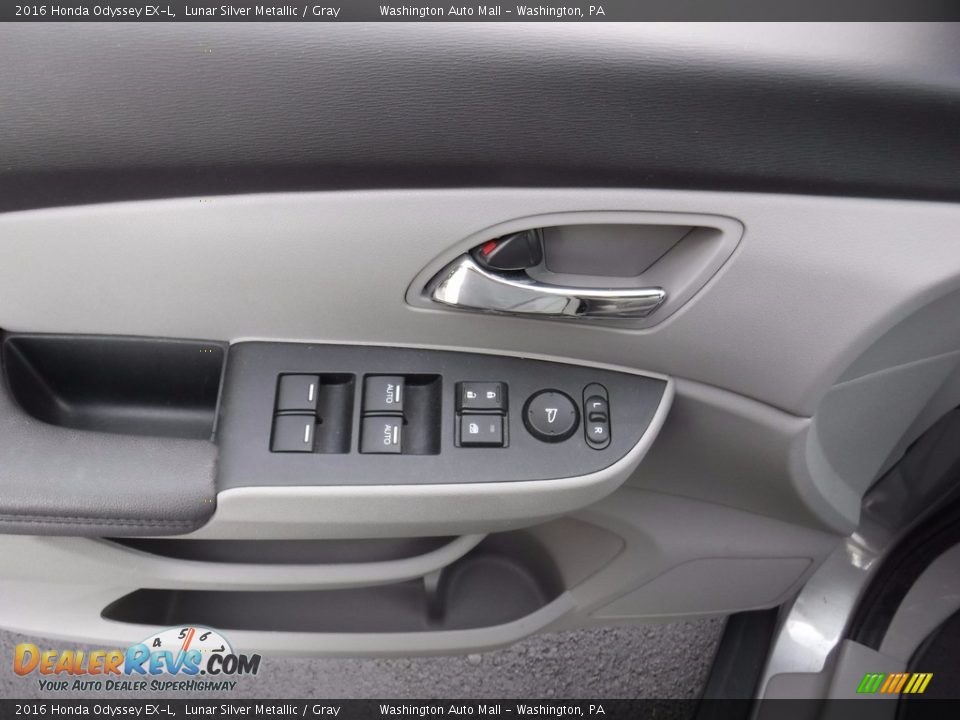2016 Honda Odyssey EX-L Lunar Silver Metallic / Gray Photo #10
