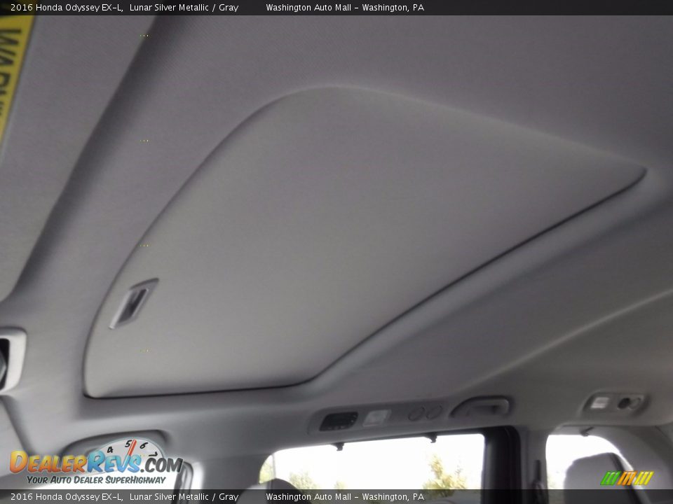 2016 Honda Odyssey EX-L Lunar Silver Metallic / Gray Photo #11