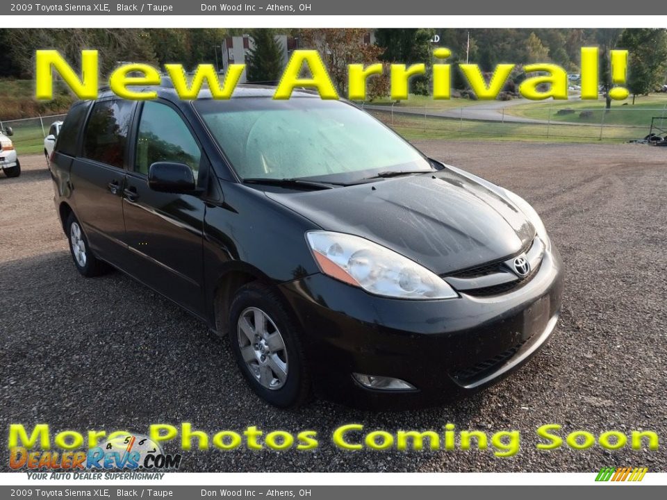 2009 Toyota Sienna XLE Black / Taupe Photo #1