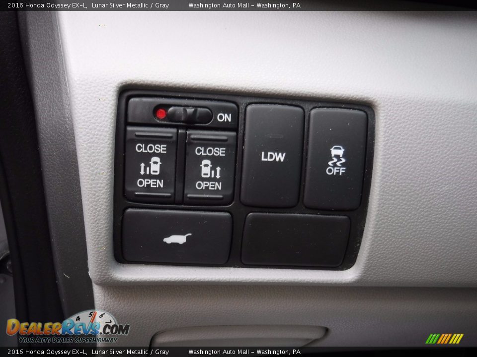 2016 Honda Odyssey EX-L Lunar Silver Metallic / Gray Photo #13
