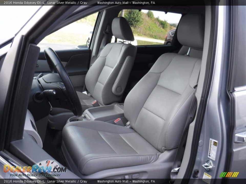 2016 Honda Odyssey EX-L Lunar Silver Metallic / Gray Photo #14