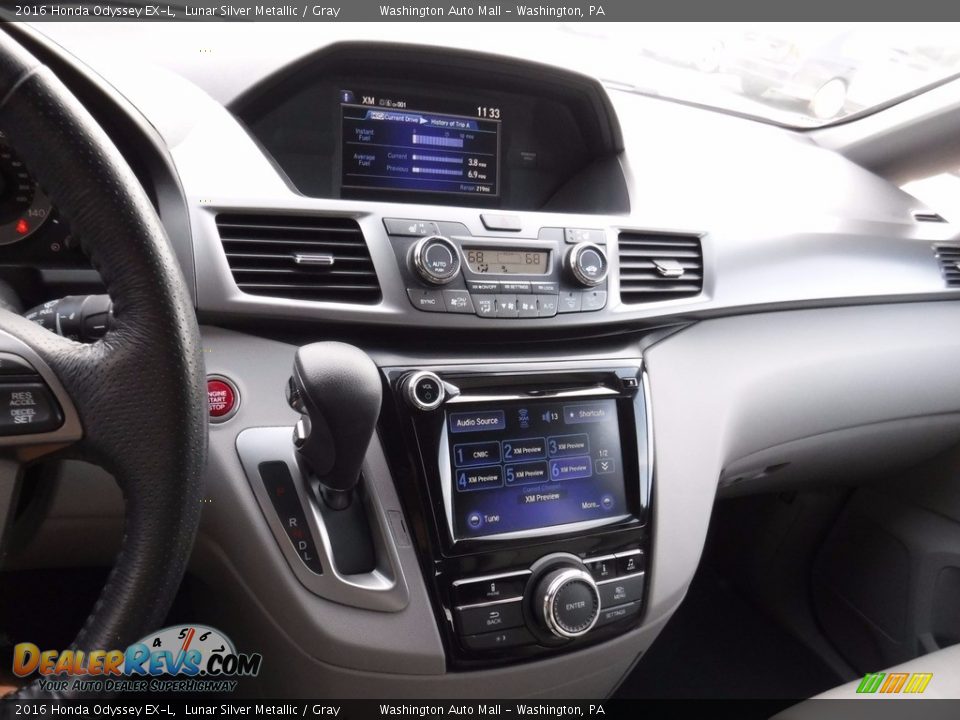2016 Honda Odyssey EX-L Lunar Silver Metallic / Gray Photo #16