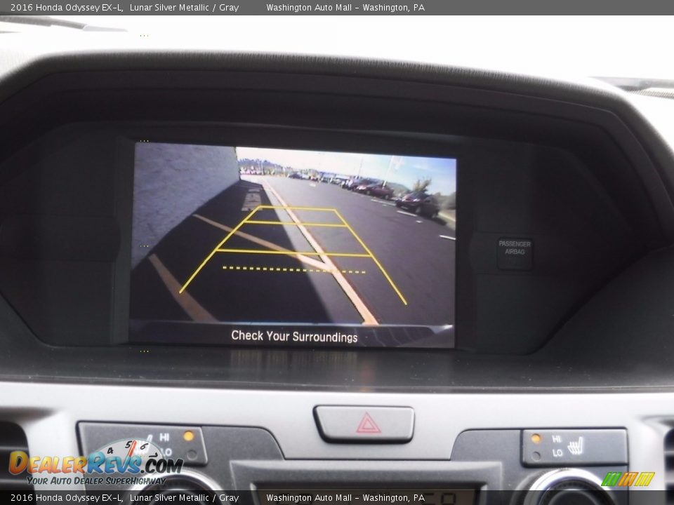 2016 Honda Odyssey EX-L Lunar Silver Metallic / Gray Photo #17