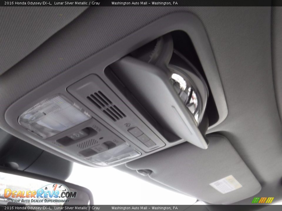 2016 Honda Odyssey EX-L Lunar Silver Metallic / Gray Photo #18