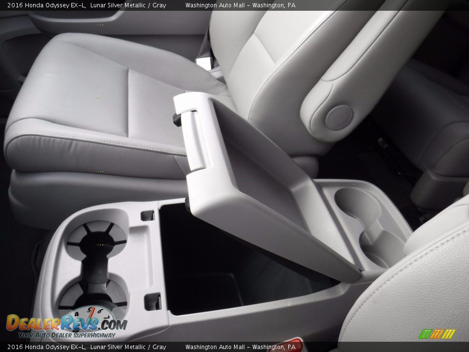 2016 Honda Odyssey EX-L Lunar Silver Metallic / Gray Photo #22