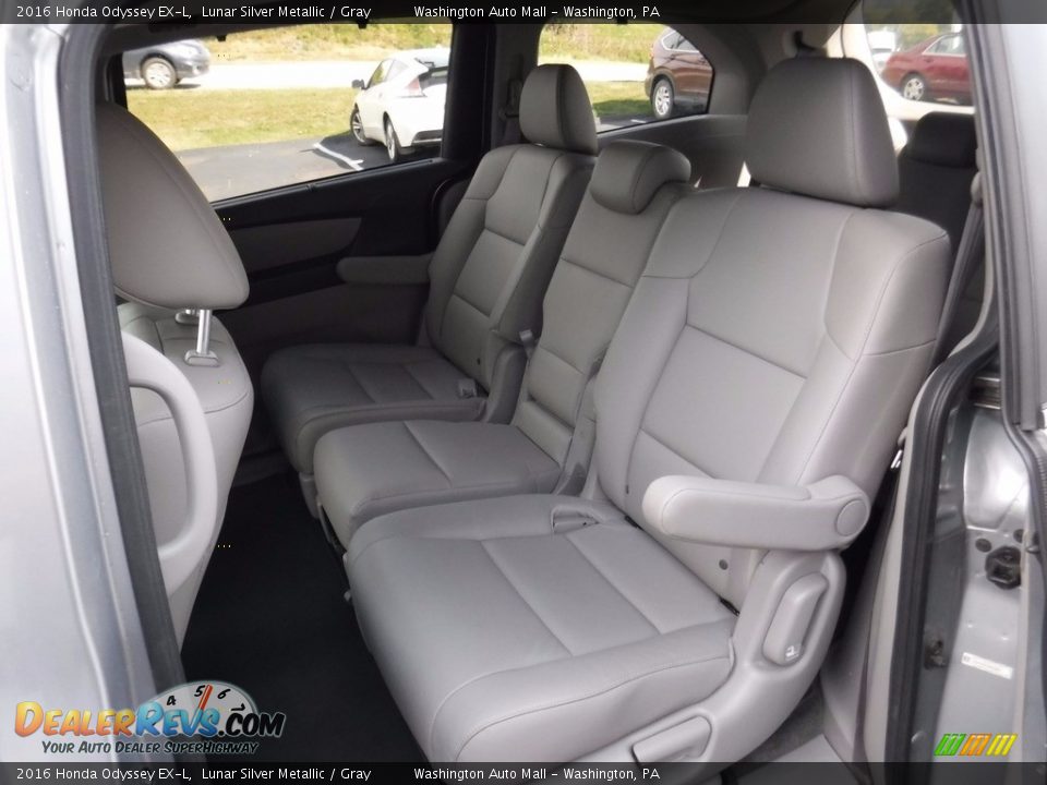 2016 Honda Odyssey EX-L Lunar Silver Metallic / Gray Photo #23