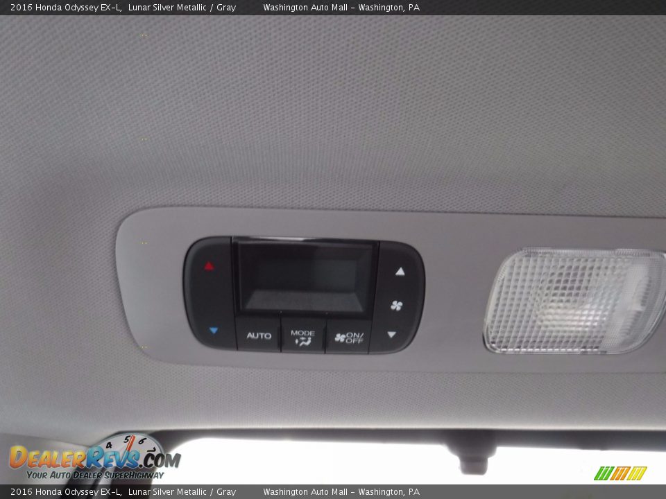 2016 Honda Odyssey EX-L Lunar Silver Metallic / Gray Photo #24