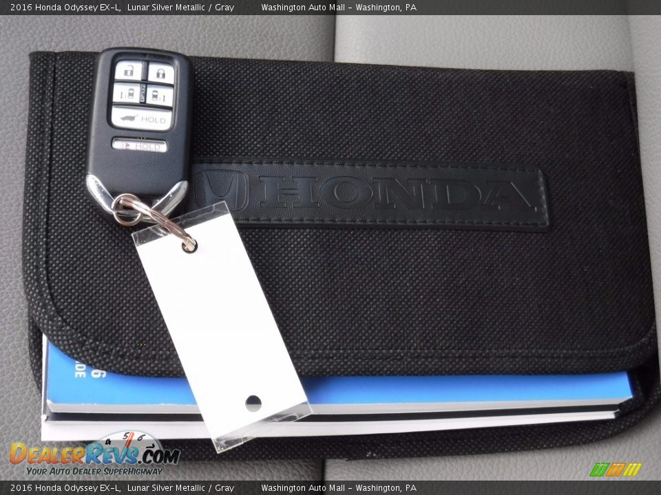 2016 Honda Odyssey EX-L Lunar Silver Metallic / Gray Photo #28