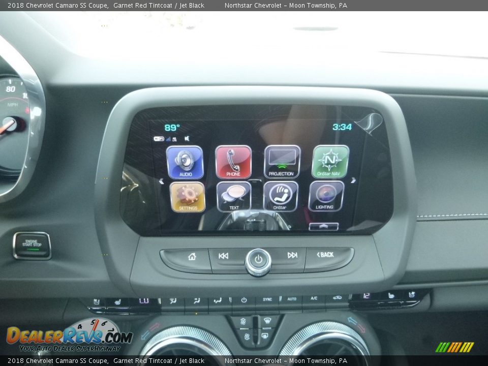 2018 Chevrolet Camaro SS Coupe Garnet Red Tintcoat / Jet Black Photo #17