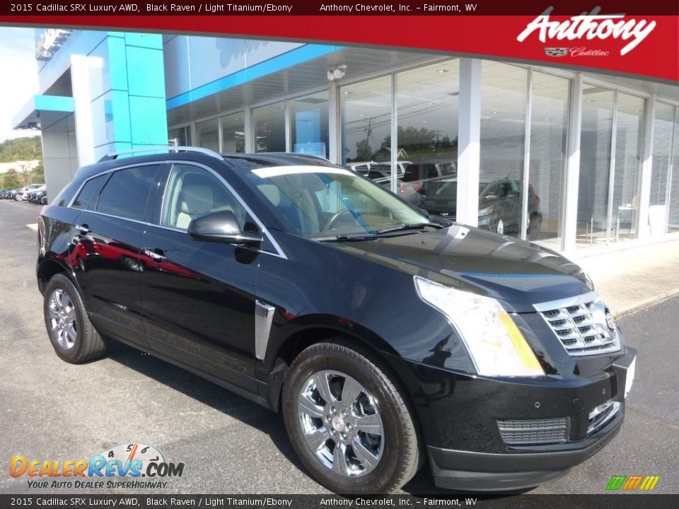 2015 Cadillac SRX Luxury AWD Black Raven / Light Titanium/Ebony Photo #1