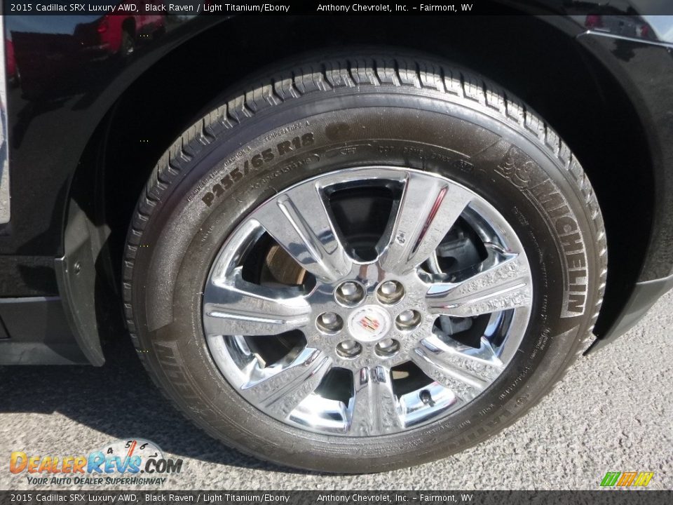 2015 Cadillac SRX Luxury AWD Black Raven / Light Titanium/Ebony Photo #2