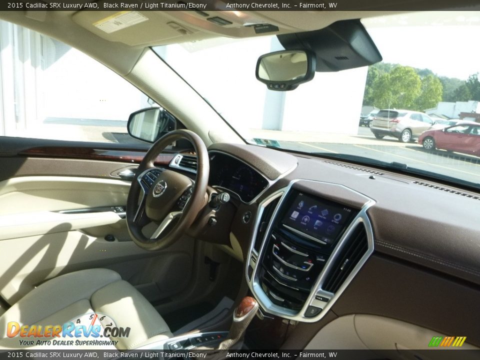 2015 Cadillac SRX Luxury AWD Black Raven / Light Titanium/Ebony Photo #4