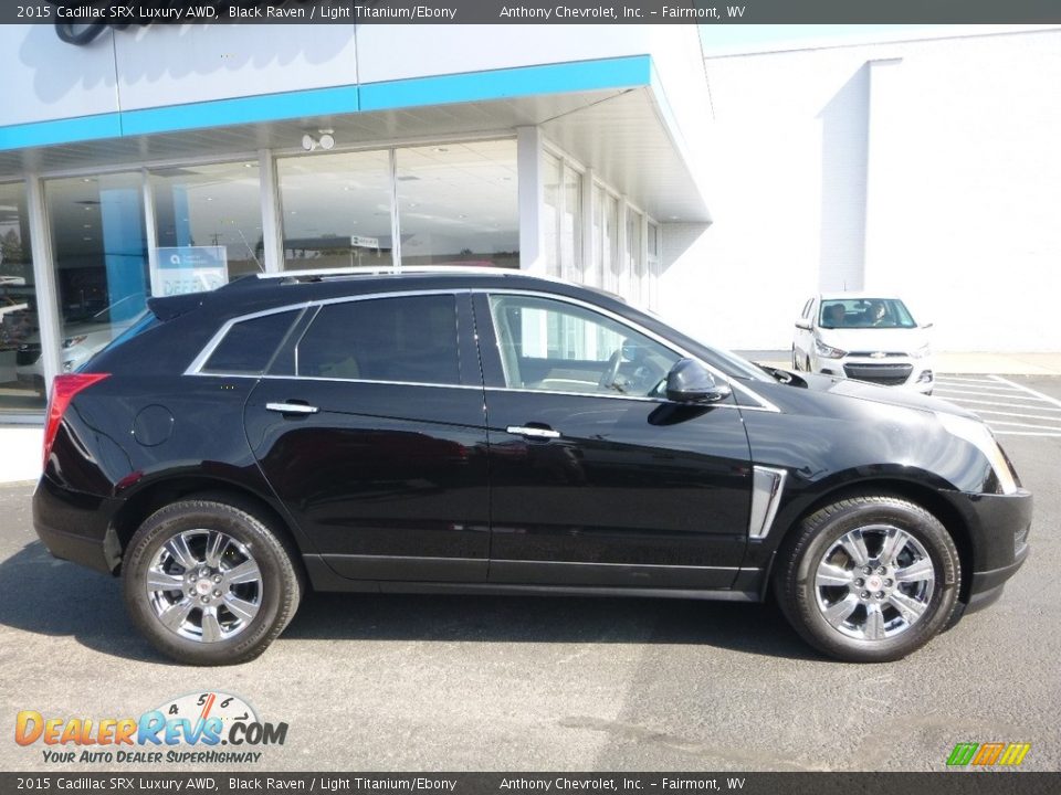 2015 Cadillac SRX Luxury AWD Black Raven / Light Titanium/Ebony Photo #6