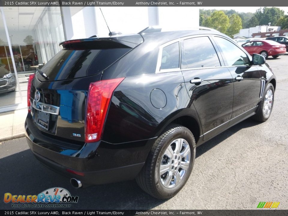 2015 Cadillac SRX Luxury AWD Black Raven / Light Titanium/Ebony Photo #7