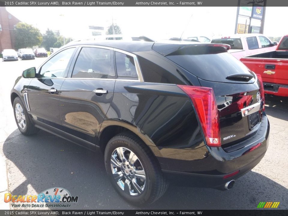 2015 Cadillac SRX Luxury AWD Black Raven / Light Titanium/Ebony Photo #9