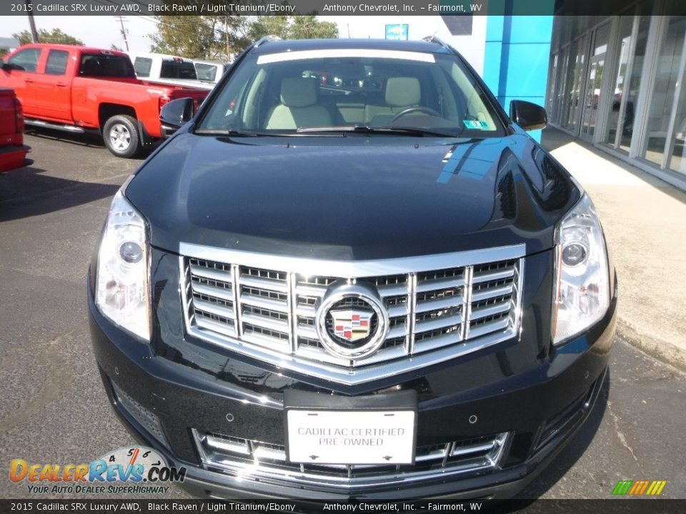 2015 Cadillac SRX Luxury AWD Black Raven / Light Titanium/Ebony Photo #11