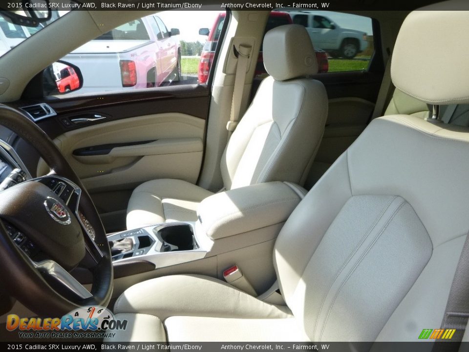 2015 Cadillac SRX Luxury AWD Black Raven / Light Titanium/Ebony Photo #12