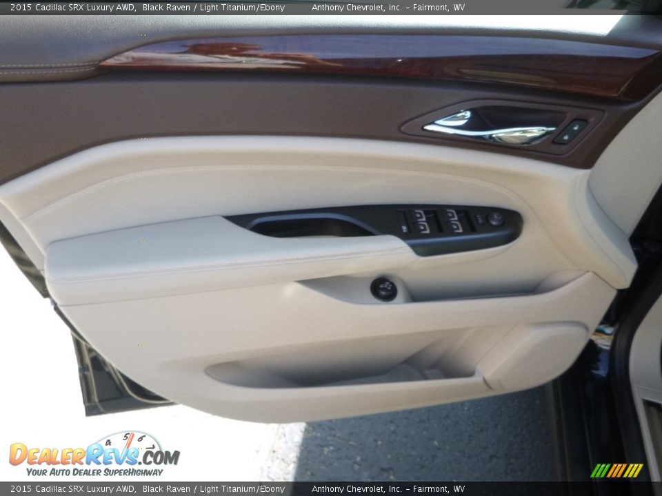 2015 Cadillac SRX Luxury AWD Black Raven / Light Titanium/Ebony Photo #13