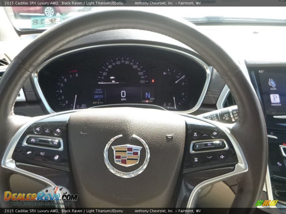 2015 Cadillac SRX Luxury AWD Black Raven / Light Titanium/Ebony Photo #19