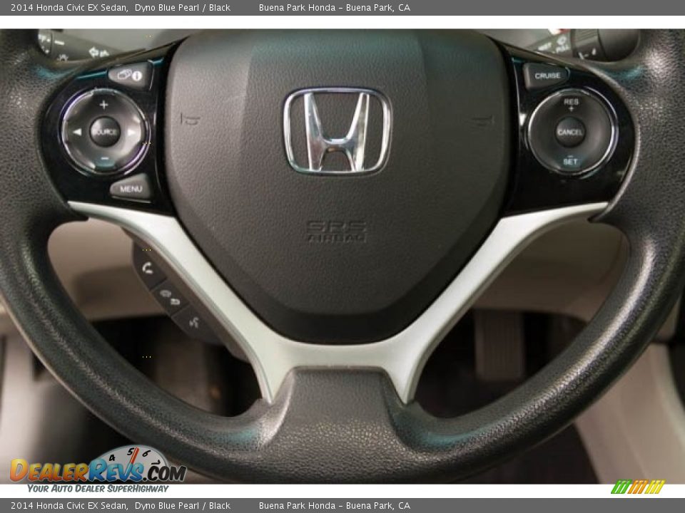 2014 Honda Civic EX Sedan Dyno Blue Pearl / Black Photo #11