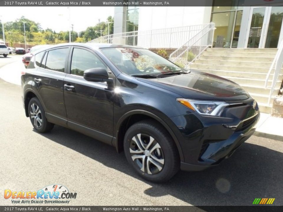 2017 Toyota RAV4 LE Galactic Aqua Mica / Black Photo #1