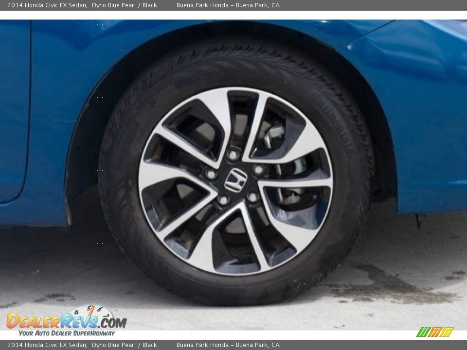 2014 Honda Civic EX Sedan Dyno Blue Pearl / Black Photo #28