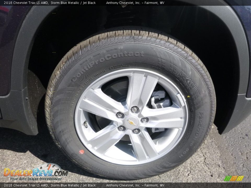 2018 Chevrolet Trax LS AWD Storm Blue Metallic / Jet Black Photo #2