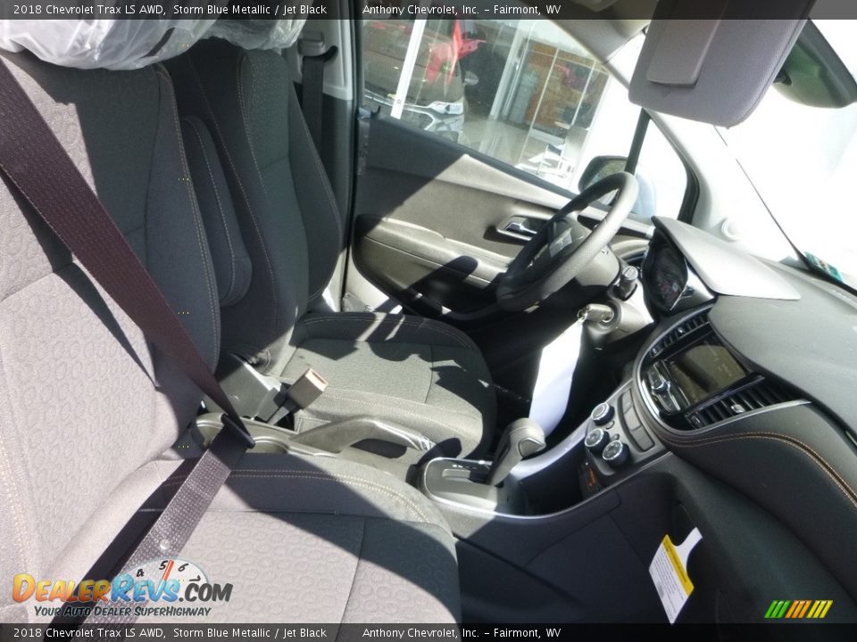 2018 Chevrolet Trax LS AWD Storm Blue Metallic / Jet Black Photo #4
