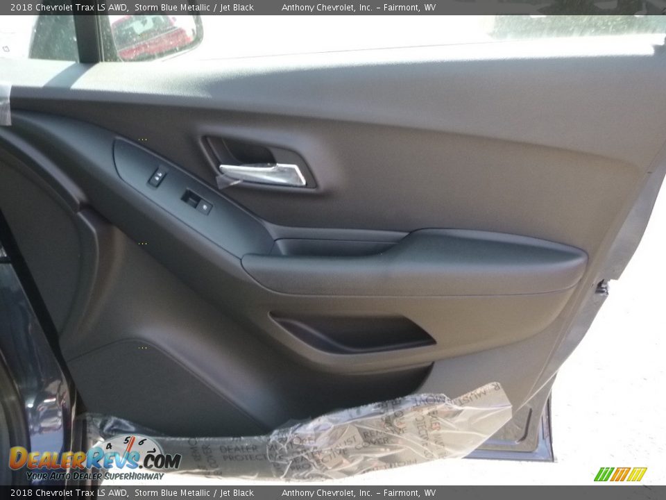 2018 Chevrolet Trax LS AWD Storm Blue Metallic / Jet Black Photo #6