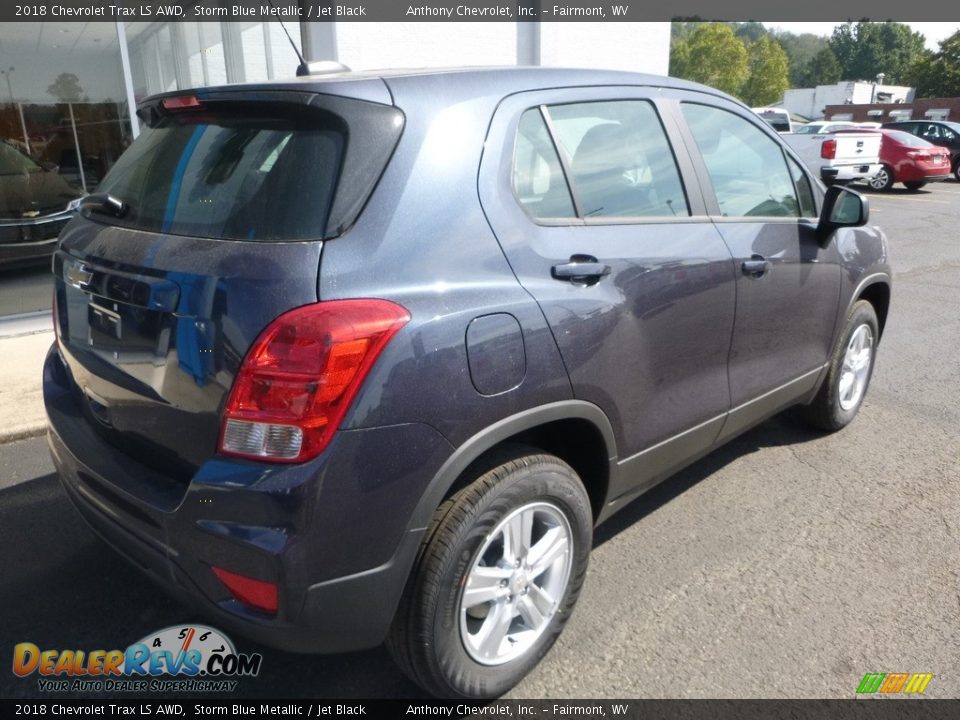 2018 Chevrolet Trax LS AWD Storm Blue Metallic / Jet Black Photo #8