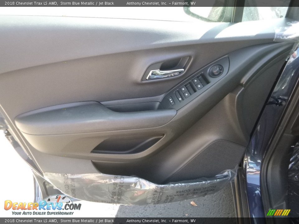 2018 Chevrolet Trax LS AWD Storm Blue Metallic / Jet Black Photo #14