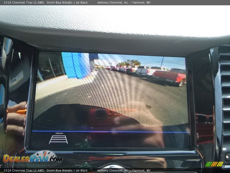 2018 Chevrolet Trax LS AWD Storm Blue Metallic / Jet Black Photo #18