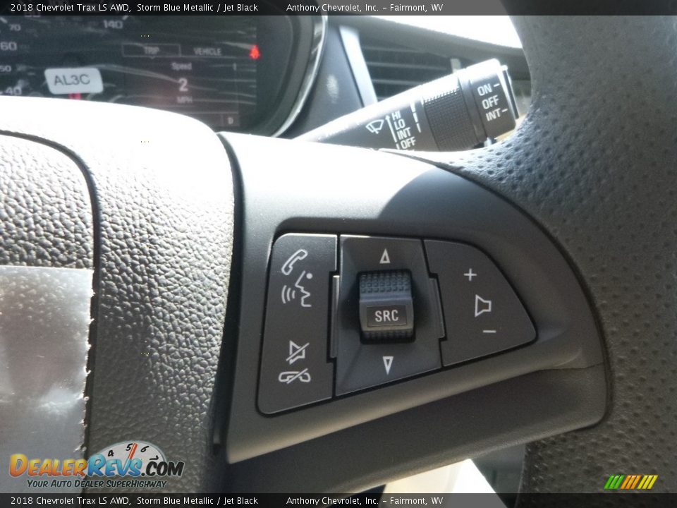 2018 Chevrolet Trax LS AWD Storm Blue Metallic / Jet Black Photo #19