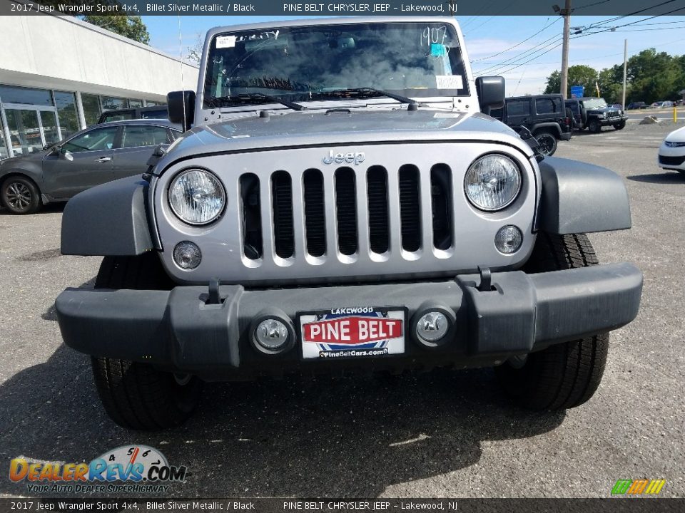 2017 Jeep Wrangler Sport 4x4 Billet Silver Metallic / Black Photo #2