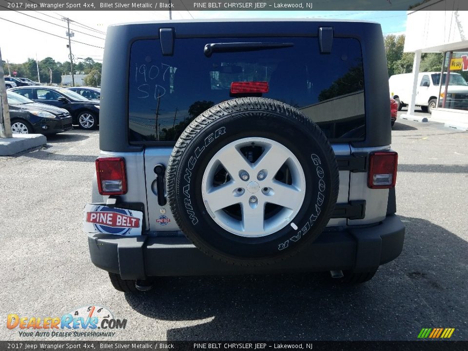 2017 Jeep Wrangler Sport 4x4 Billet Silver Metallic / Black Photo #5