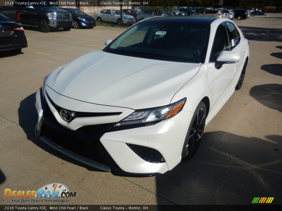 2018 Toyota Camry XSE Wind Chill Pearl / Black Photo #1