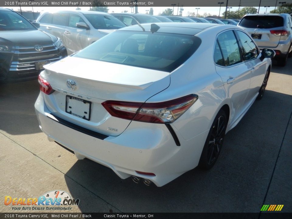 2018 Toyota Camry XSE Wind Chill Pearl / Black Photo #2
