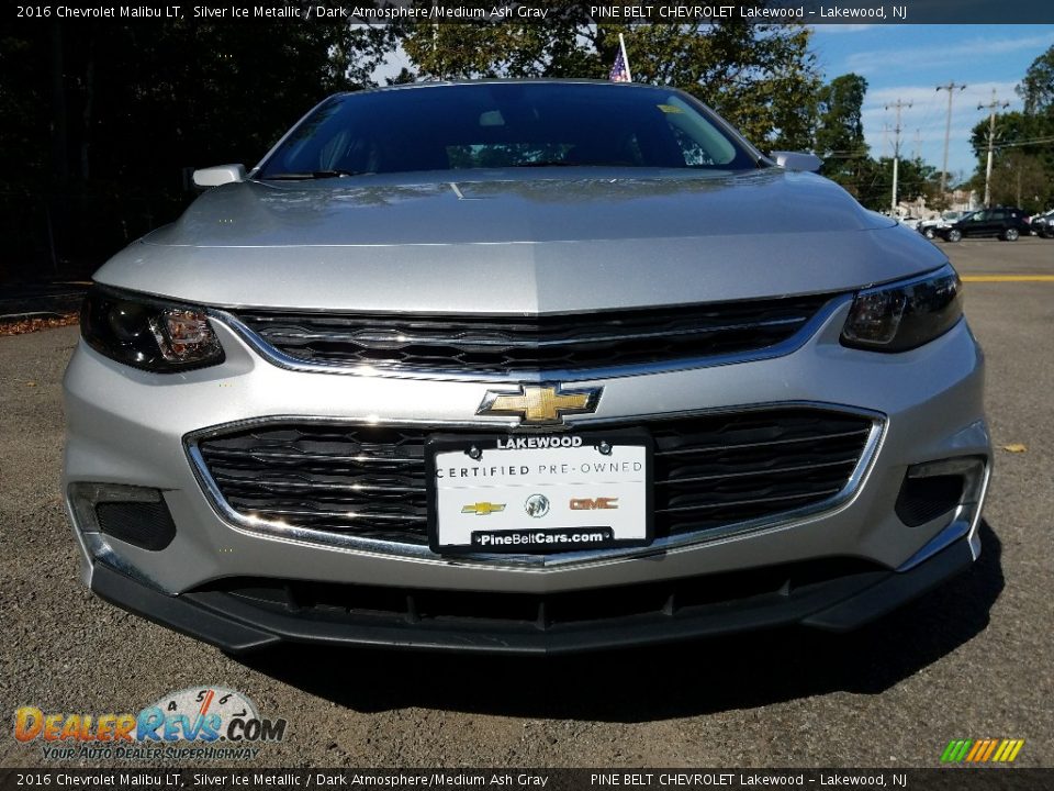 2016 Chevrolet Malibu LT Silver Ice Metallic / Dark Atmosphere/Medium Ash Gray Photo #2